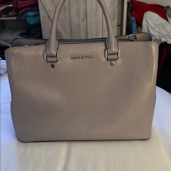 Michael Kors lilac Satchel Structured Saffiano Leather - Picture 1 of 11